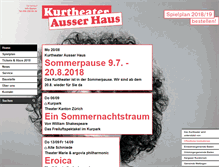 Tablet Screenshot of kurtheater.ch